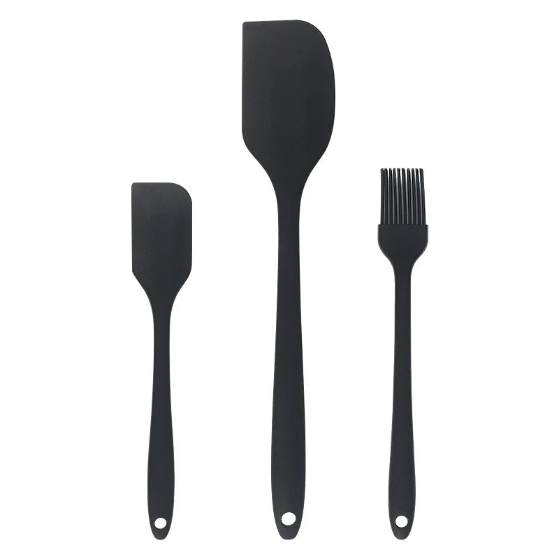3-Piece Silicone Baking Spatula Set | All-in-One Kitchen Baking Tools alternate view