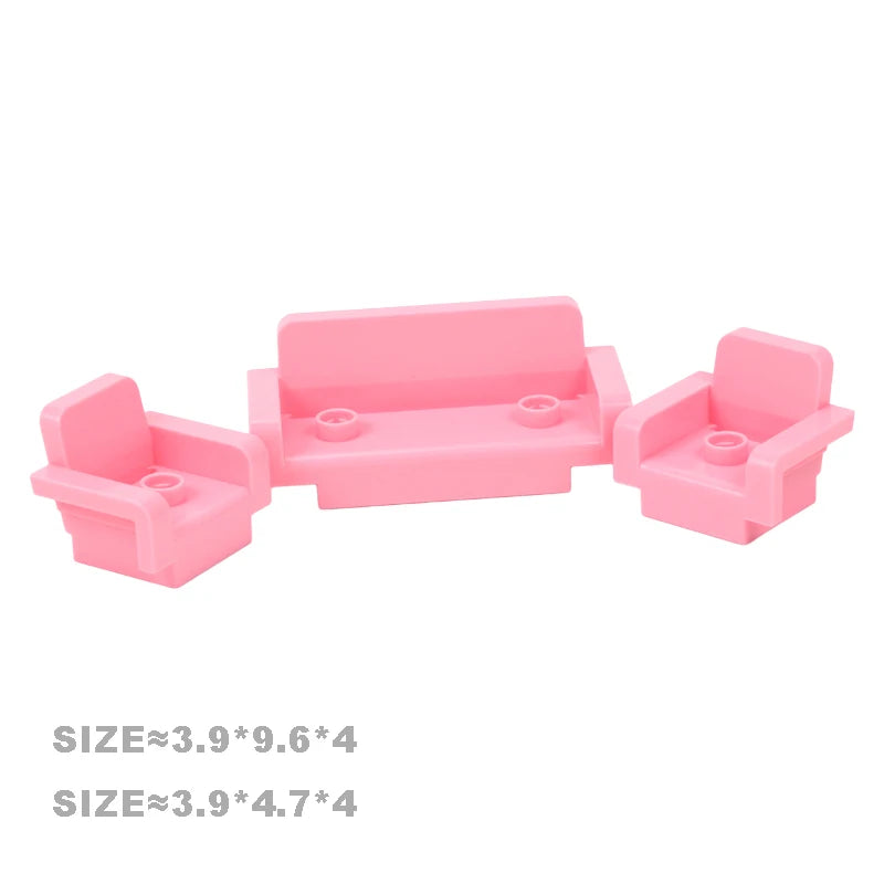 Play House Building Blocks Set | Compatible Furniture Accessories for Kids alternate view