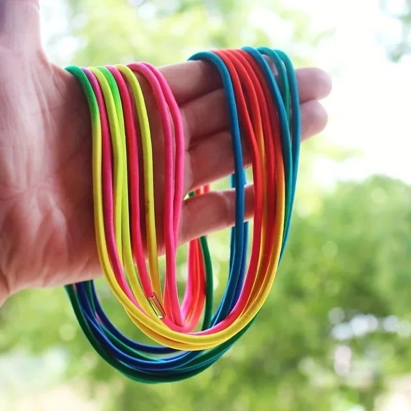Super Elastic Jump Rope | Adjustable Rubber Jump Rope Strap for Kids and Group Play lifestyle view