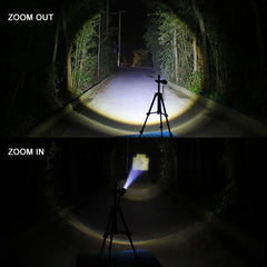 2000LM Mini Flashlight Rechargeable | Bright LED Tactical Torch with USB Charging close-up view