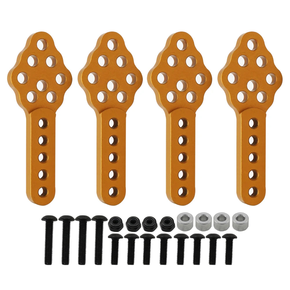 Aluminium Metal Shock Absorber Mount Adjust Height Angle Stand for 1/10 RC Crawler Axi close-up view
