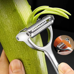 Stainless Steel Julienne Peeler and Vegetable Slicer | Kitchen Tool