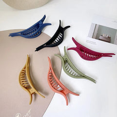 Frosted Duckbill Clips Women Girls Hairpins Headwear Ponytail Acrylic Duckbill Clips Large Size Hair Claws Barrettes Candy Color