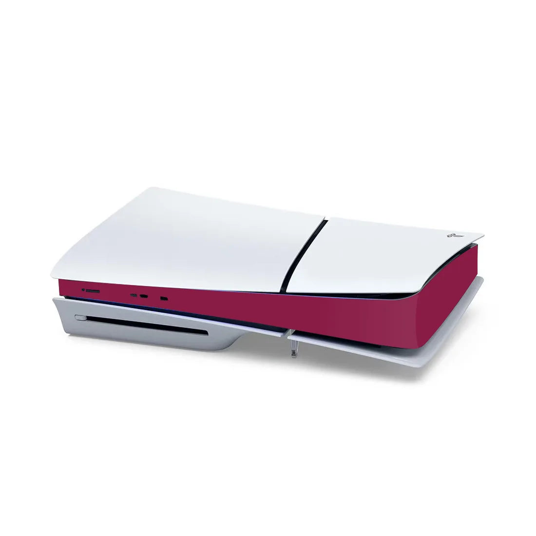 For Sony PS5 Slim Console Carbon Fiber Skin Cover Sticker Host Center Decals Game Consol detail view