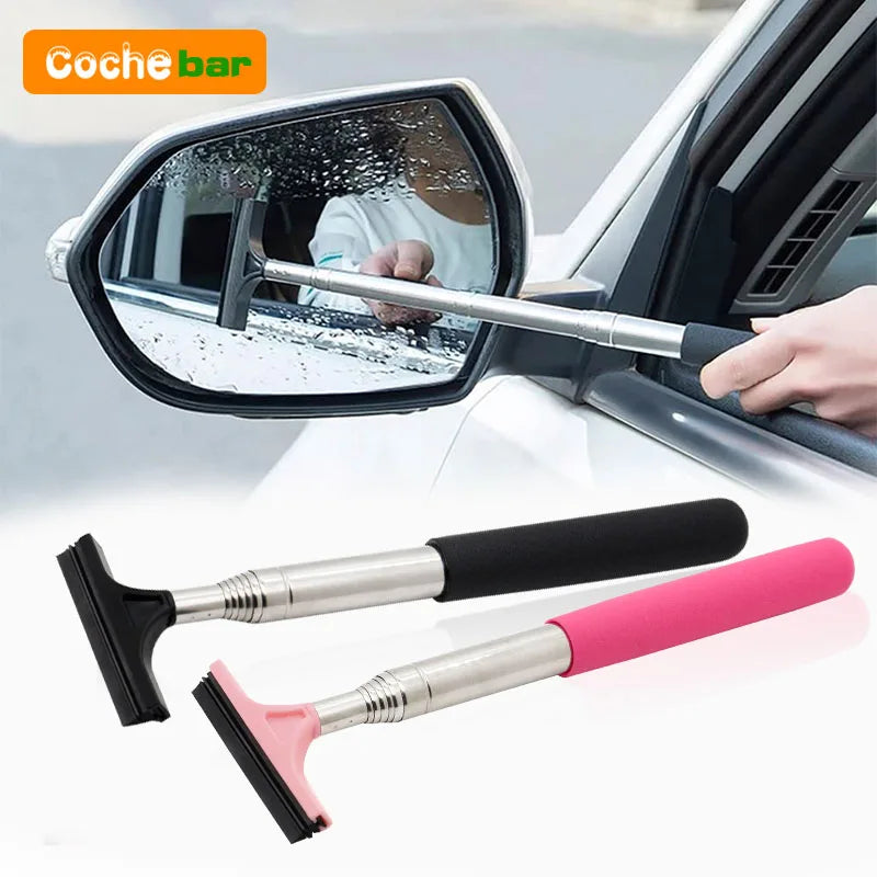 Telescopic Rearview Mirror Wiper Auto Glass Cleaner