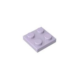 Gobricks Plate 2 x 2 Building Block | Compatible with Lego 3022 detail view