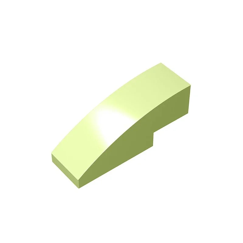 Gobricks GDS-657 Slope, Curved 3 x 1 | Compatible Building Block for Creative Constructi detail view