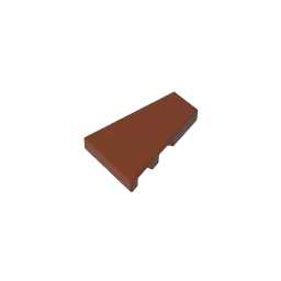 Gobricks GDS-M540 Tile Special 2 x 3 Pentagonal (right) | Compatible Building Block P alternate view