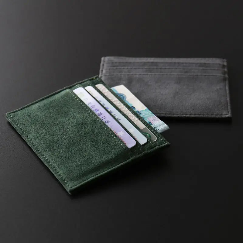 Slim Leather Card Holder | Multi Slot ID Wallet for Men