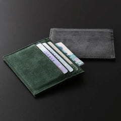 Slim Leather Card Holder | Multi Slot ID Wallet for Men