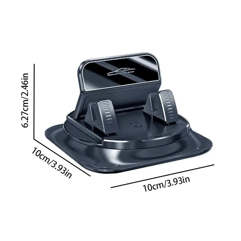 Car Phone Mount Silicone Dashboard Holder 360-Degree Rotation Navigation alternate view