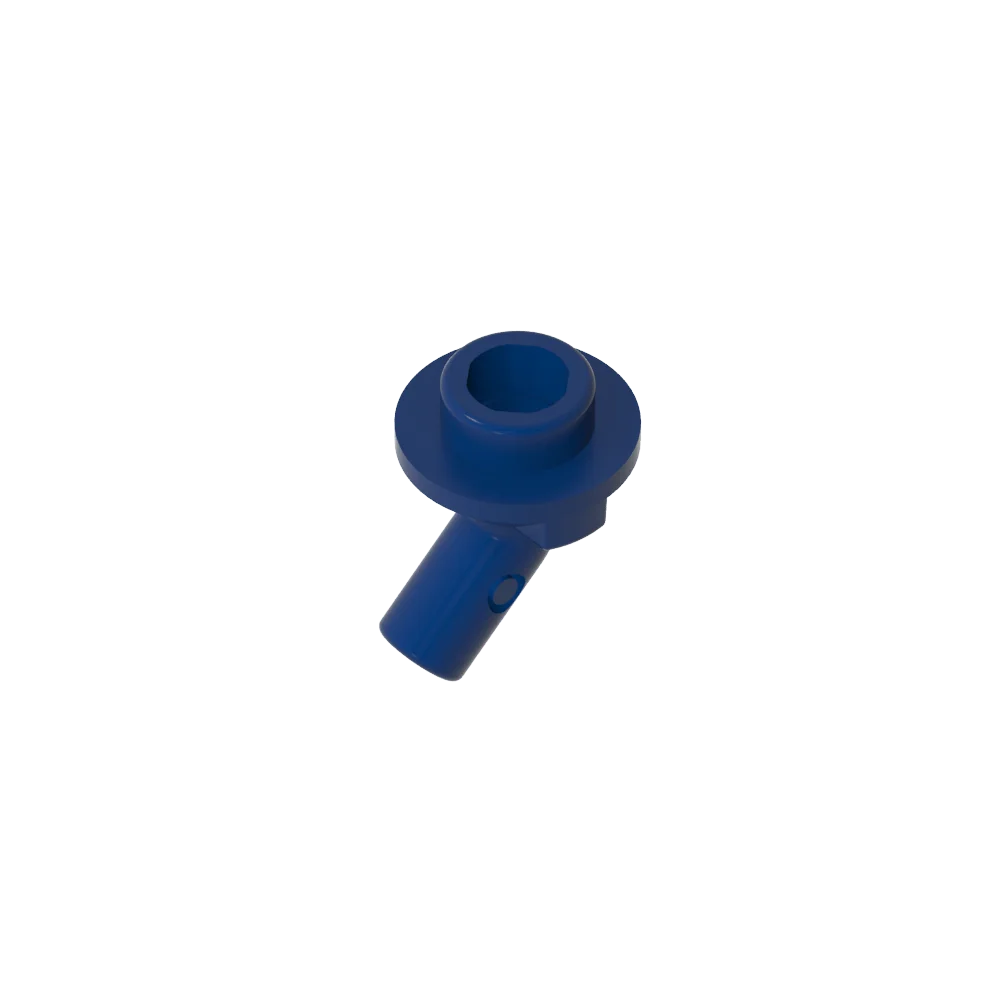 Gobricks GDS-2192 Bar, Angled with Stud on End | Compatible with Lego 65578 Technical alternate view