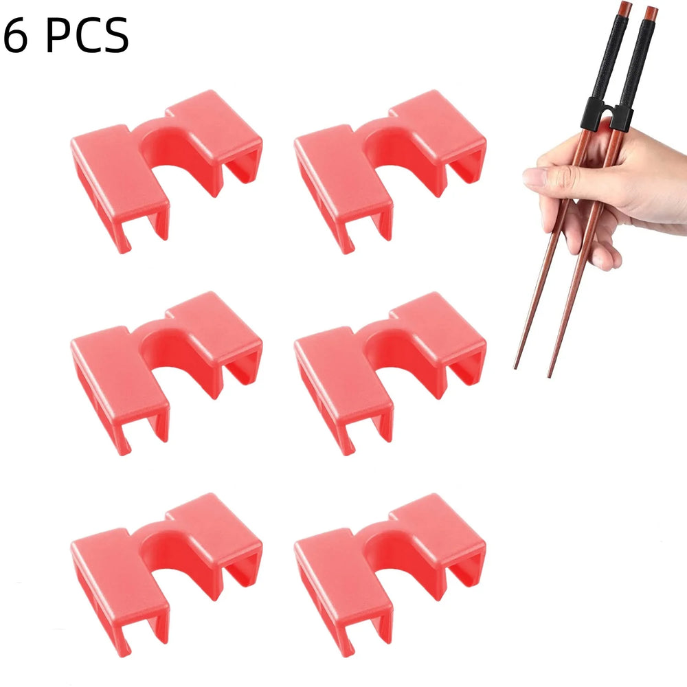 Reusable Training Chopsticks Helpers 6 PCS Adult Beginner Trainer alternate view