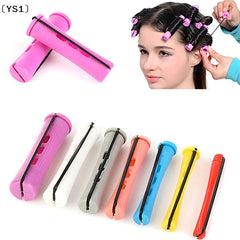 〔YS1〕12pcs Hair Perm Rods Short Cold Wave Rods Hair Curler No Heat Perming Rods Hair Curling Rollers