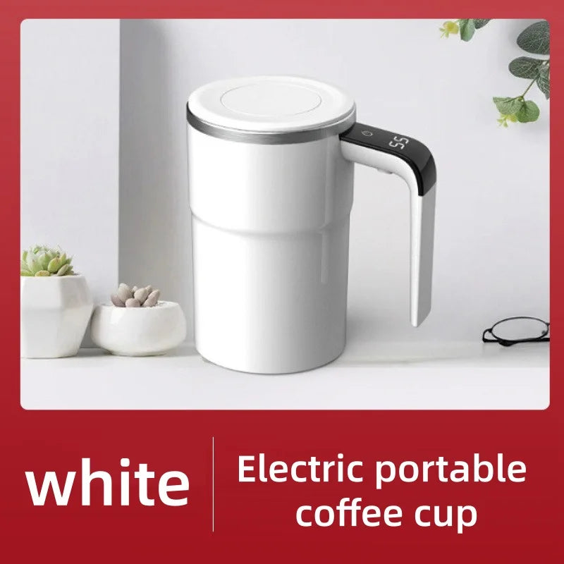 380ML Electric Coffee Self Mixing Mug IP67 Waterproof Coffee Stirring Mug USB Charging D detail view
