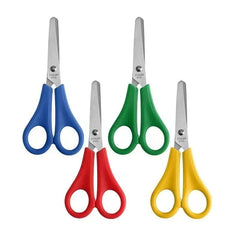Scissors Handmade Scissors Safety Ruler Graduated Scissors Stationery Student close-up view