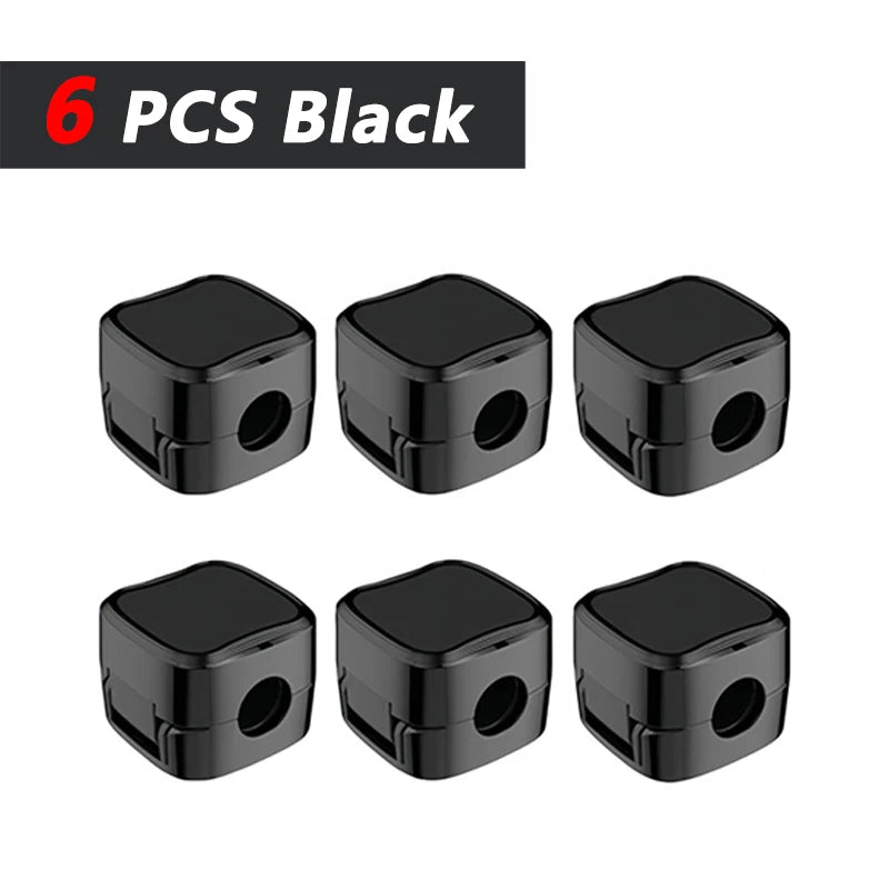 iLMH Non-magnetic Strong Cable Clips Adjustable Cord Holder, Adhesive Under Desk Mgmt Or detail view