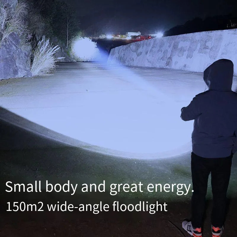 Ultra Bright Mini Torch 3LED Tactical Flashlight | USB Rechargeable for Hiking and Ca alternate view