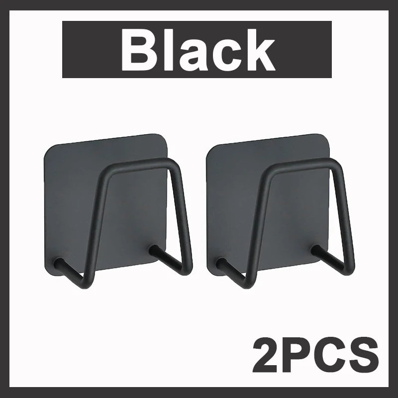 2pcs Sink Sponge Holder for Kitchen Slivery Stainless Steel Household Water Channel D alternate view