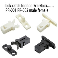 10-20PCS Garbage Bin Plastic Switch Door Lock Self-locking Press Type Spring Lock Buckle Car Glasses