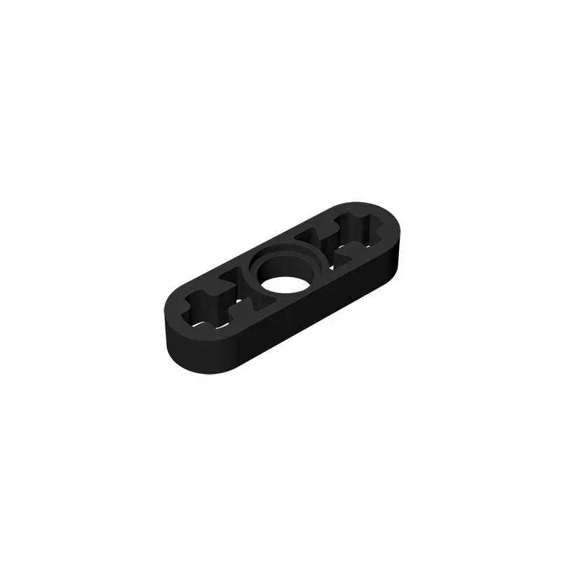 Gobricks GDS-689 Technical Liftarm Thin 1 x 3 | Building Block with Axle Holes Compati close-up view