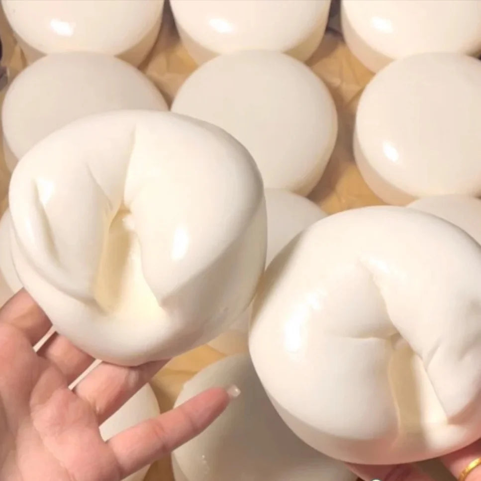 Taba Squishy Yogurt Cake Bread Squeeze Toy Soft Stress Relief Slow Rising Sensory Fid lifestyle view