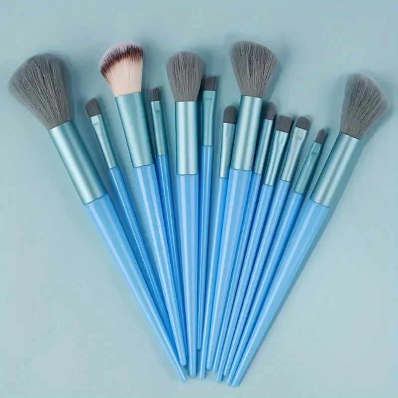 13-Piece Makeup Brush Set | Complete Eye Shadow, Concealer & Powder Brush Kit lifestyle view