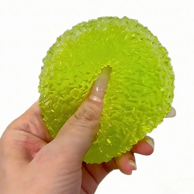 Squishy Ice Ball Maltose Fidgets Toy Super Soft Pink Mochi Slow-rebound Squeeze Toy Anti detail view