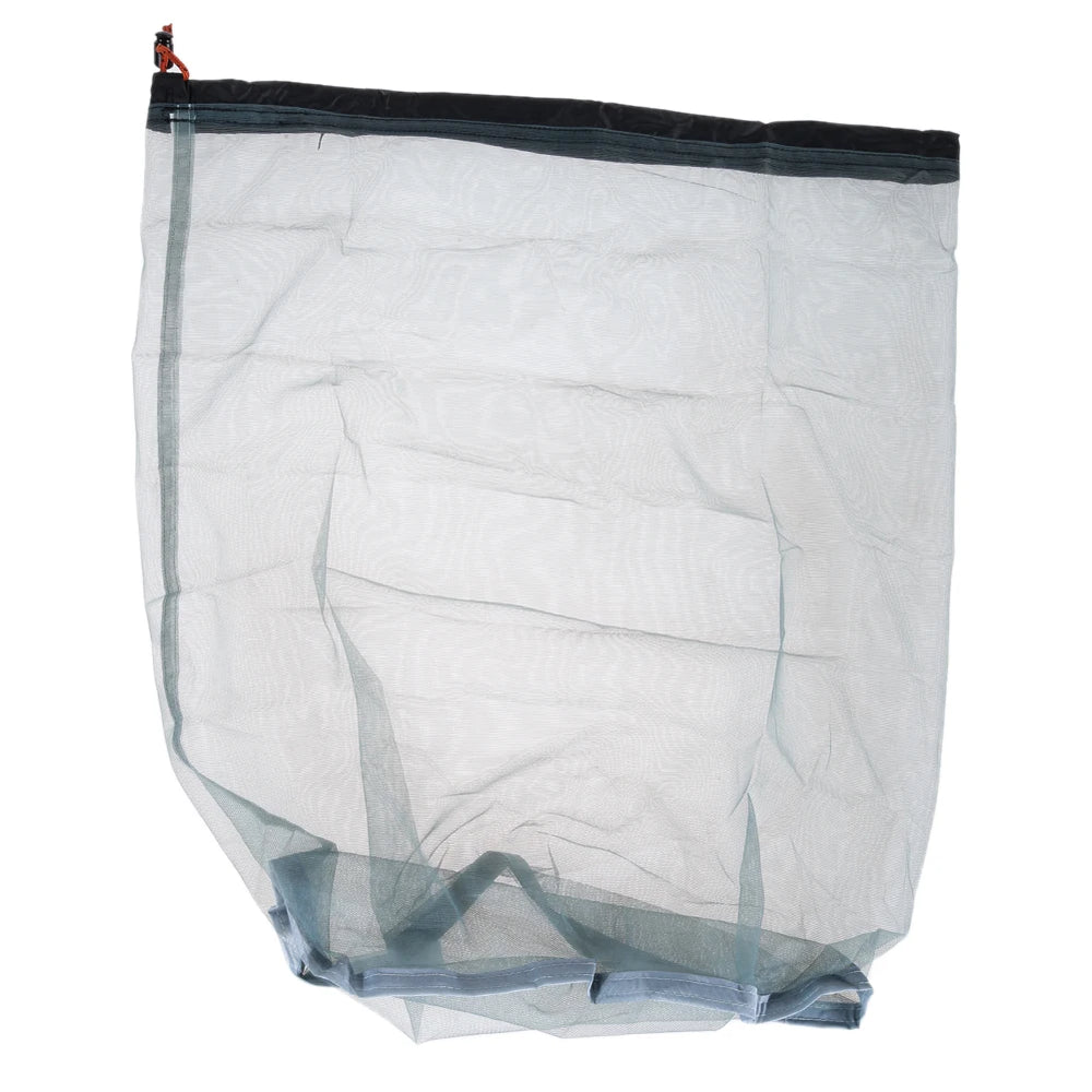 Ultralight Mesh Drawstring Stuff Sack | Camping & Travel Storage Bag detail view