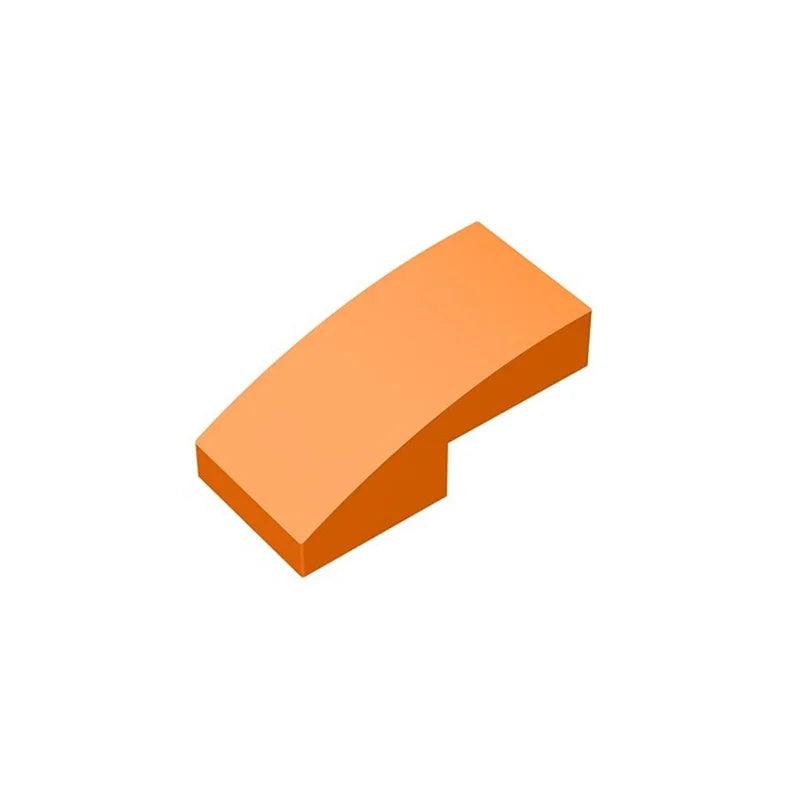 50pcs 11477 Slope Curved 2 x 1 Bricks Bulk | Modular Building Blocks for MOC close-up view