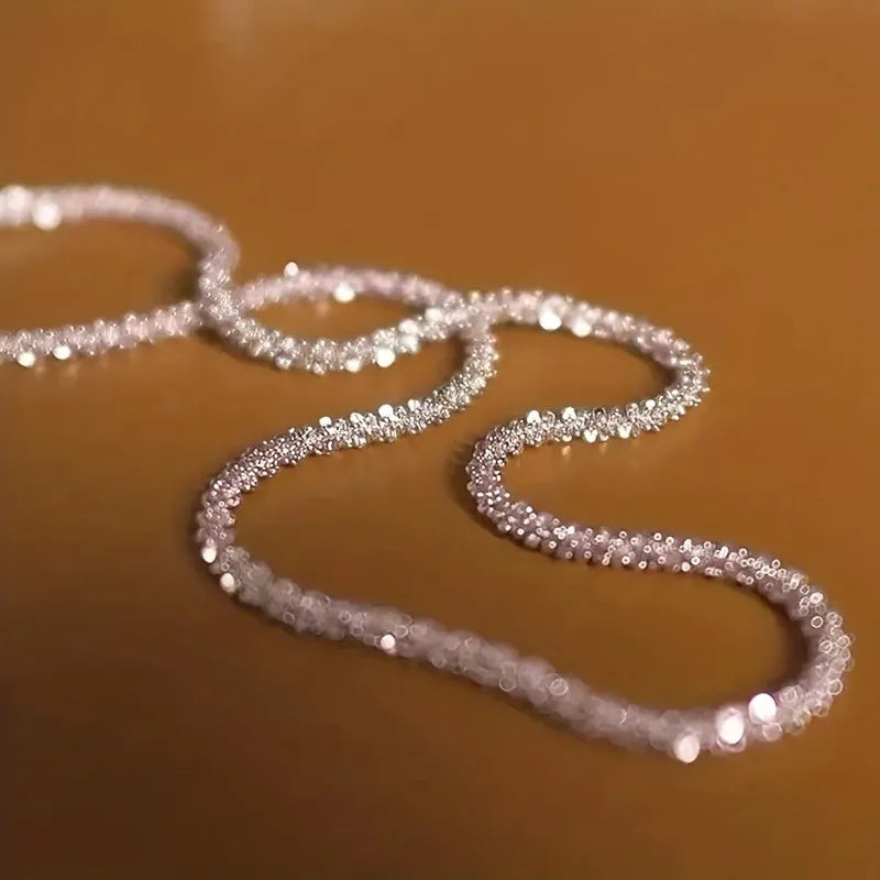 High Quality Anti Fade Stainless Steel Cauliflower Necklace Simple Elegant Jewelry additional angle