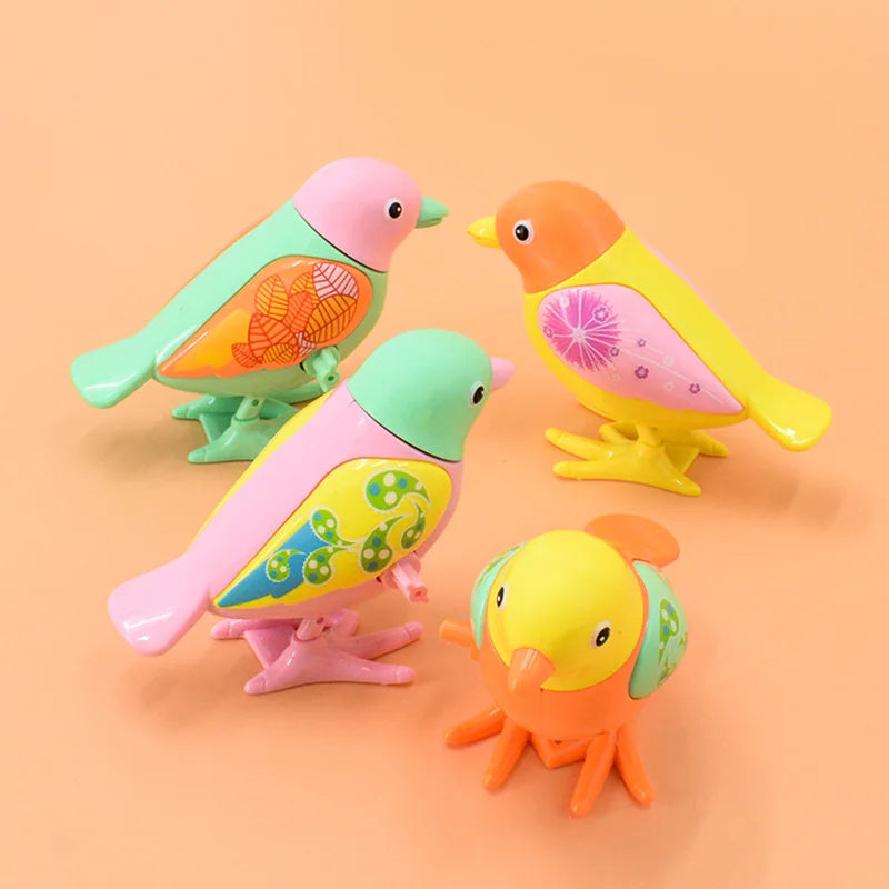 New Clockwork Toy Cartoon Winding Creative Jumping Little Magpie Bird Puzzle Small Anima detail view