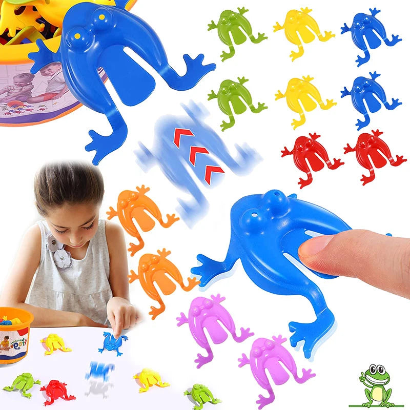 1-30pcs Jumping Plastic Frog Bounce Fidget Classic Toy kid Stress Relief Toy kid Birt alternate view