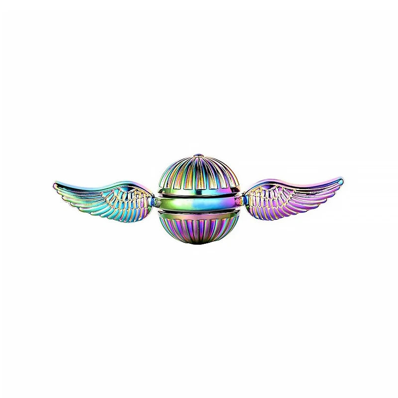 Fingertip Spinning Gyroscope Fidget Spinner | Metal Anti Stress Desk Toy for Adults a lifestyle view
