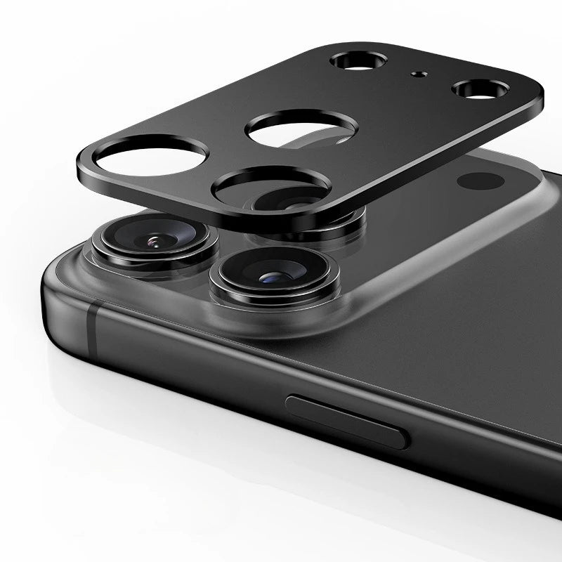 Aluminum Metal Rear Camera Lens Protectors for iPhone 17 Pro Max Air 17Pro 17Air 17ProMax Hollow Lens Cover Ring Film