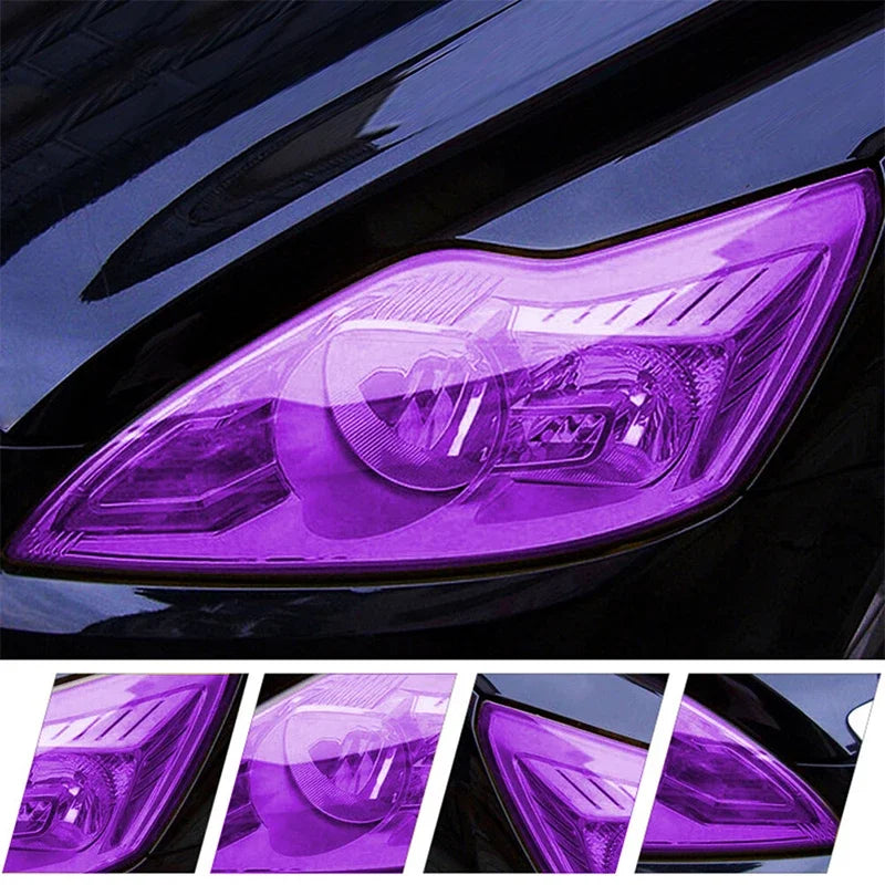 30x60cm Car Headlight Taillight Films Colorful Auto Vinyl Waterproof Protective Stickers Car Accesso