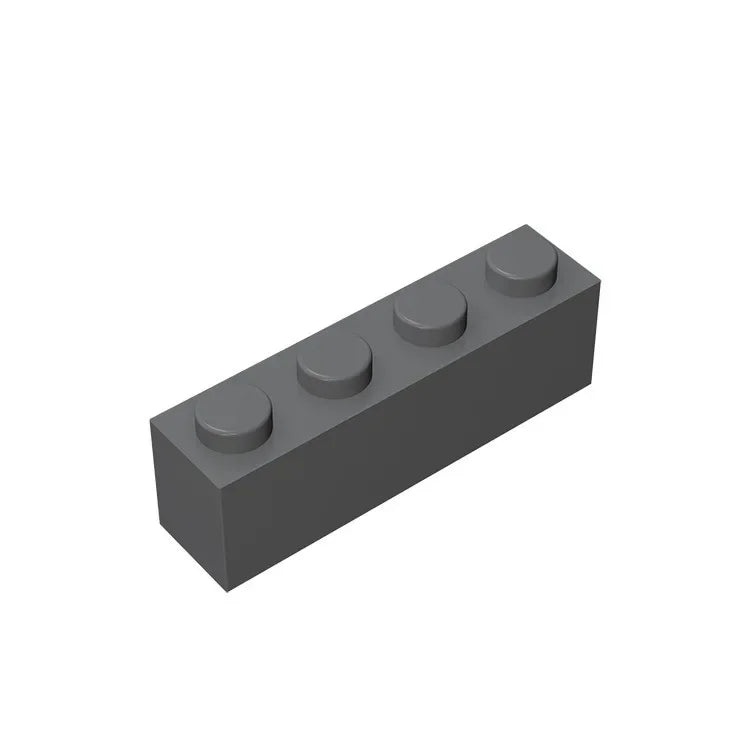 Gobricks GDS-534 Brick 1 x 4 without Bottom Tubes | Compatible Building Block Set lifestyle view