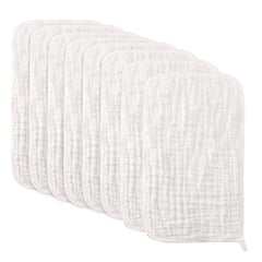 Large Muslin Burp Cloths | Extra Absorbent Baby Hand Washcloths detail view