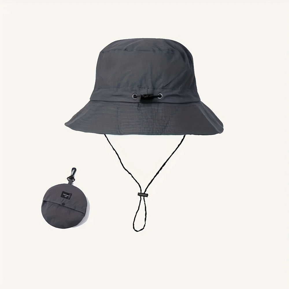 Portable Sun Protection Bucket Hat | UV-Resistant Quick-Dry Fishing Hat lifestyle view