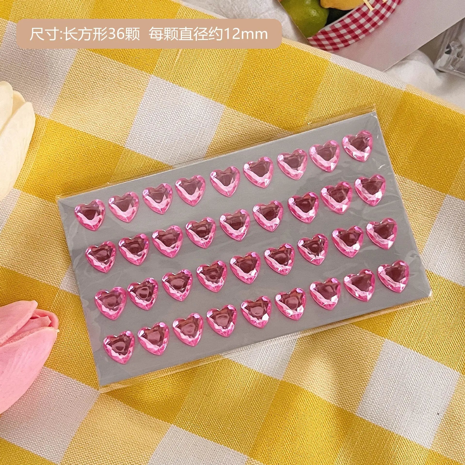 Heart Stickers 3D Stereoscopic Crystal Heart Shining Sticker for DIY Scrapbook Journal Kids Stationery Reward Supplies Stickers