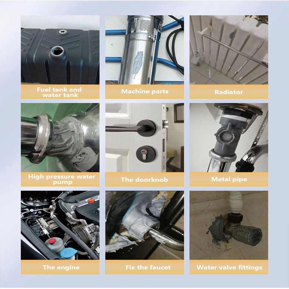 Cold Welding Glue Metal Repair | High-Strength AB Epoxy Adhesive for Casting additional angle