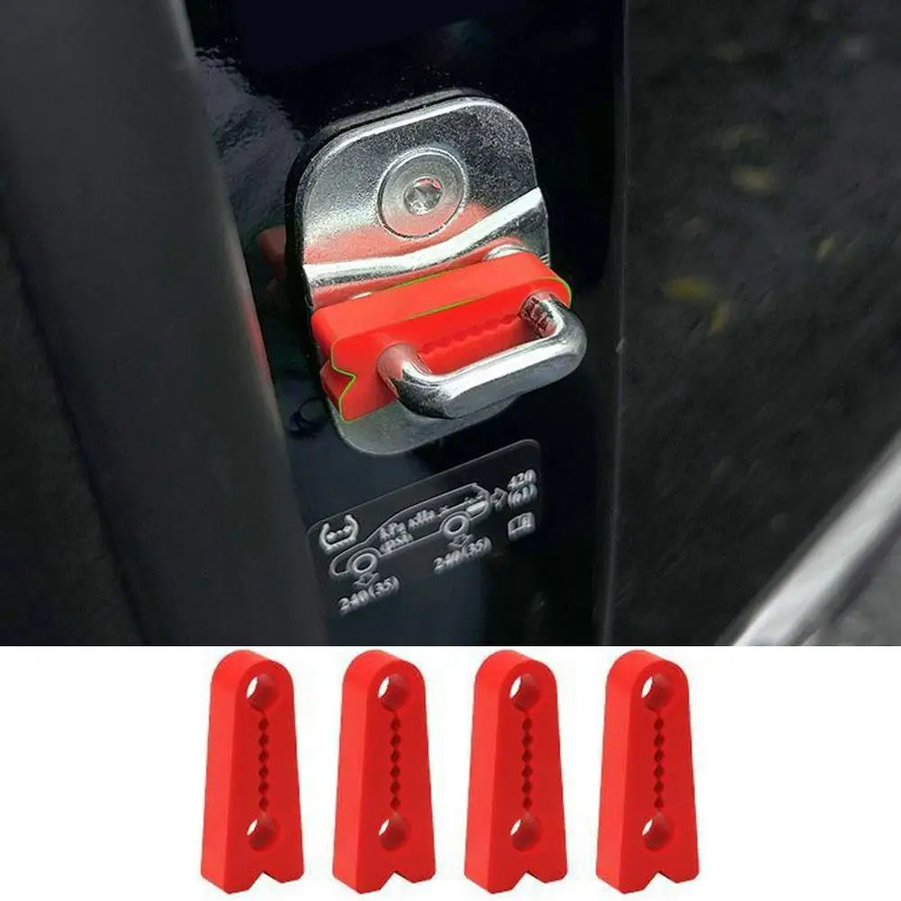 4pcs Silicone Car Door Latch Protector Covers