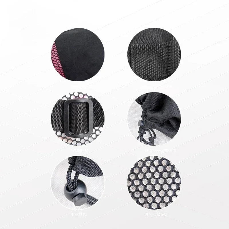 Nylon Yoga Mat Bag | Adjustable Strap Carrier for Pilates and Fitness lifestyle view