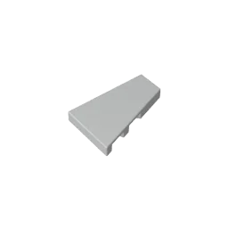 Gobricks GDS-M540 Tile Special 2 x 3 Pentagonal (right) | Compatible Building Block P alternate view