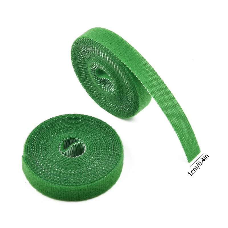 Ties Nylon Plant Bandage Garden Hook Loop Bamboo Cane Wrap Support Garden close-up view