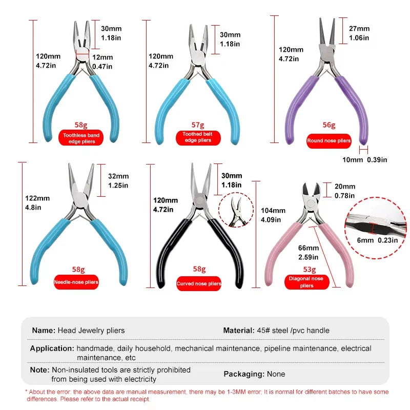1PC Jewelry Pliers | End Cutting Wire Pliers for DIY Metalwork additional angle