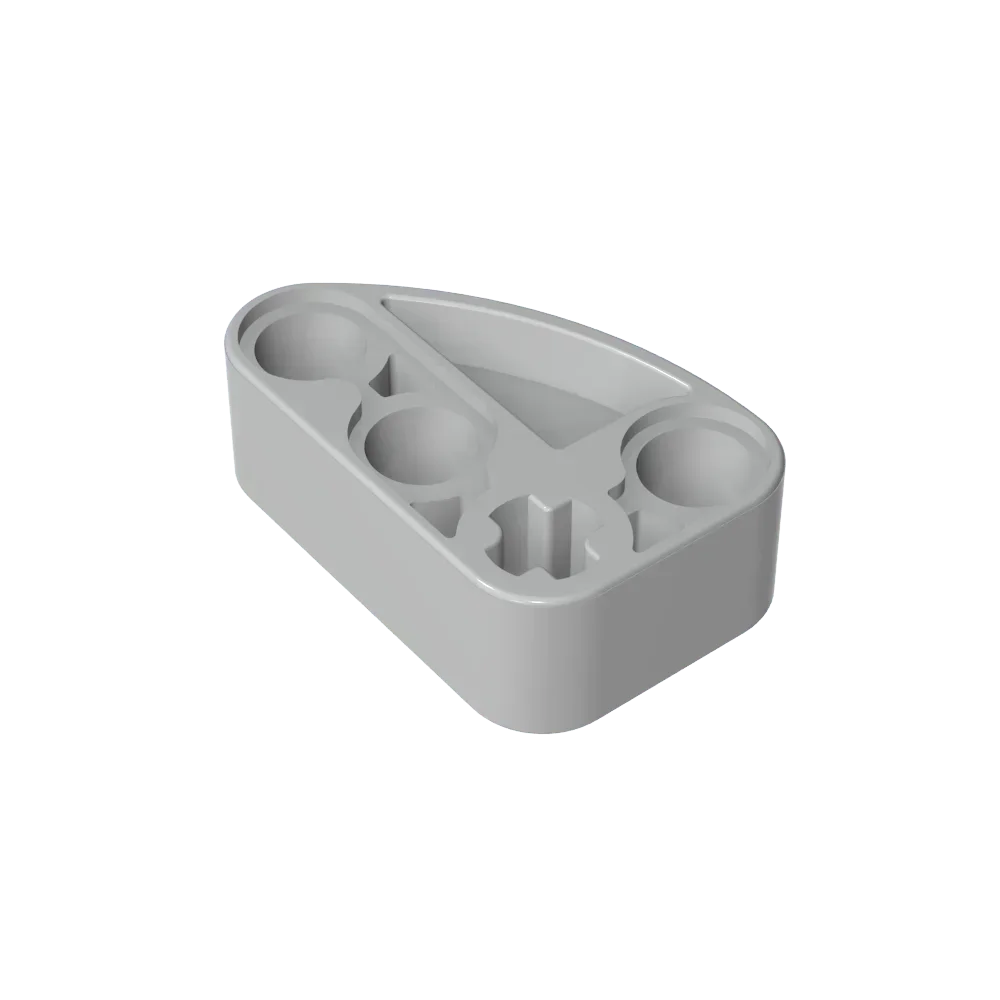 Gobricks GDS-2016 Technical Beam 2 x 3 L-Shape with Quarter Ellipse Thick | Building alternate view