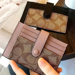 Compact RFID Wallet for Women | Slim Card Holder and Coin Purse