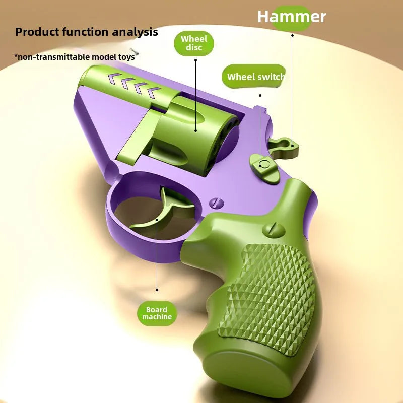 3D Mini 1911 Gravity Fidget Toy | Stress Relief Decompression Toy Gun detail view