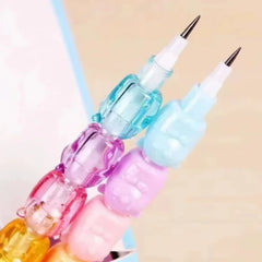 Bear Non Sharpening Mechanical Pencil Student Writing Pen School Office alternate view